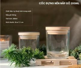 Địa chỉ sản xuất nắp gỗ đậy cốc nến thơm